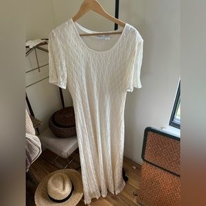 White long summer dress